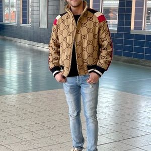 Gucci Year of the Tiger Canvas jacket